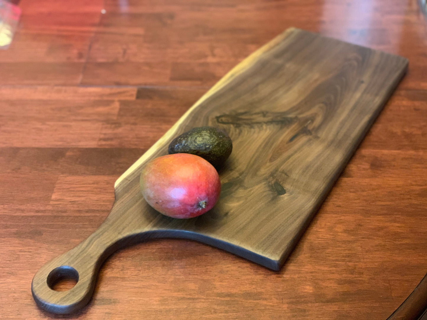 Charcuterie Board, Live Edge Black Walnut, Live Edge Cutting Board, Serving Tray, Handcrafted