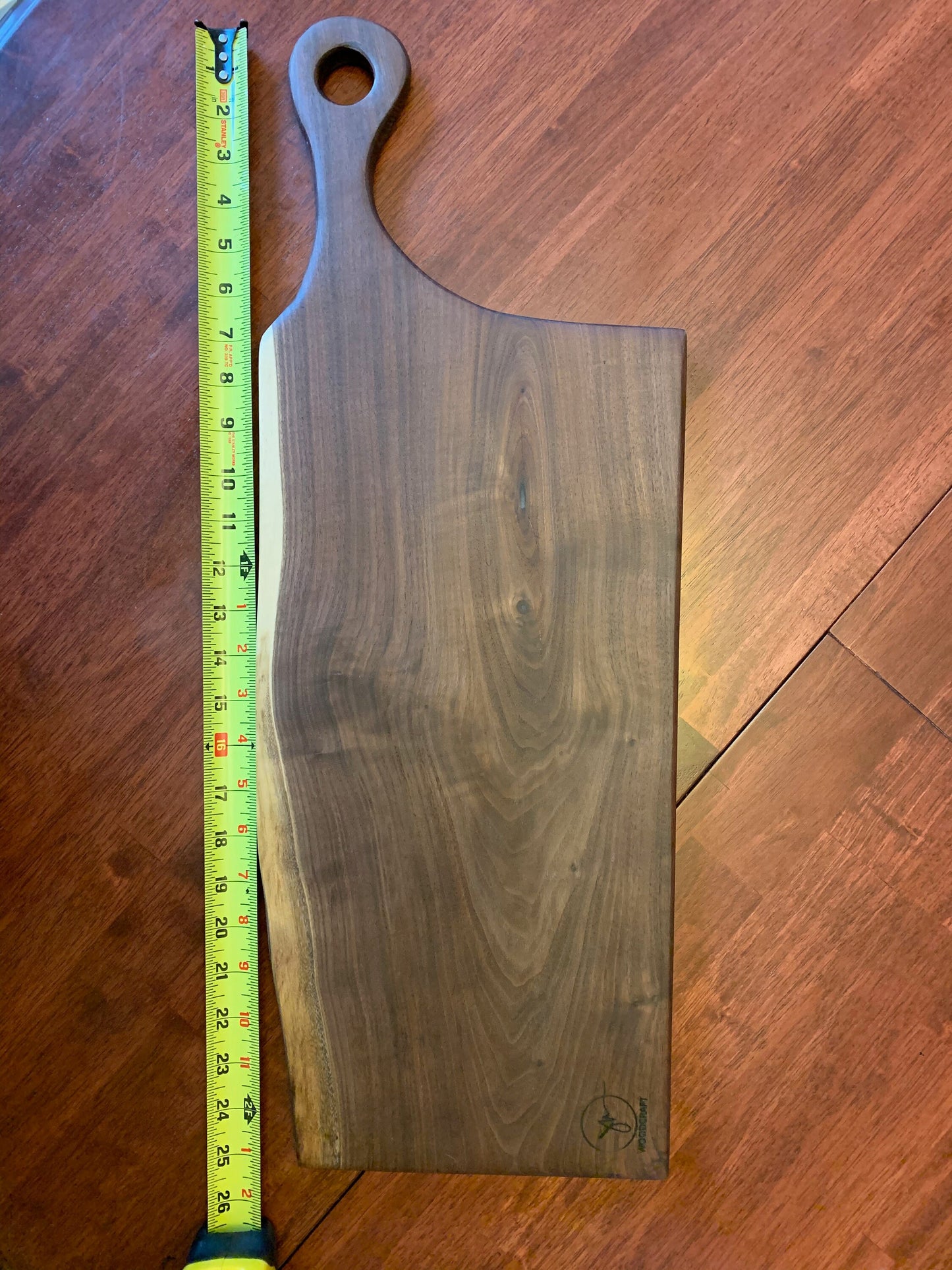 Charcuterie Board, Live Edge Black Walnut, Live Edge Cutting Board, Serving Tray, Handcrafted