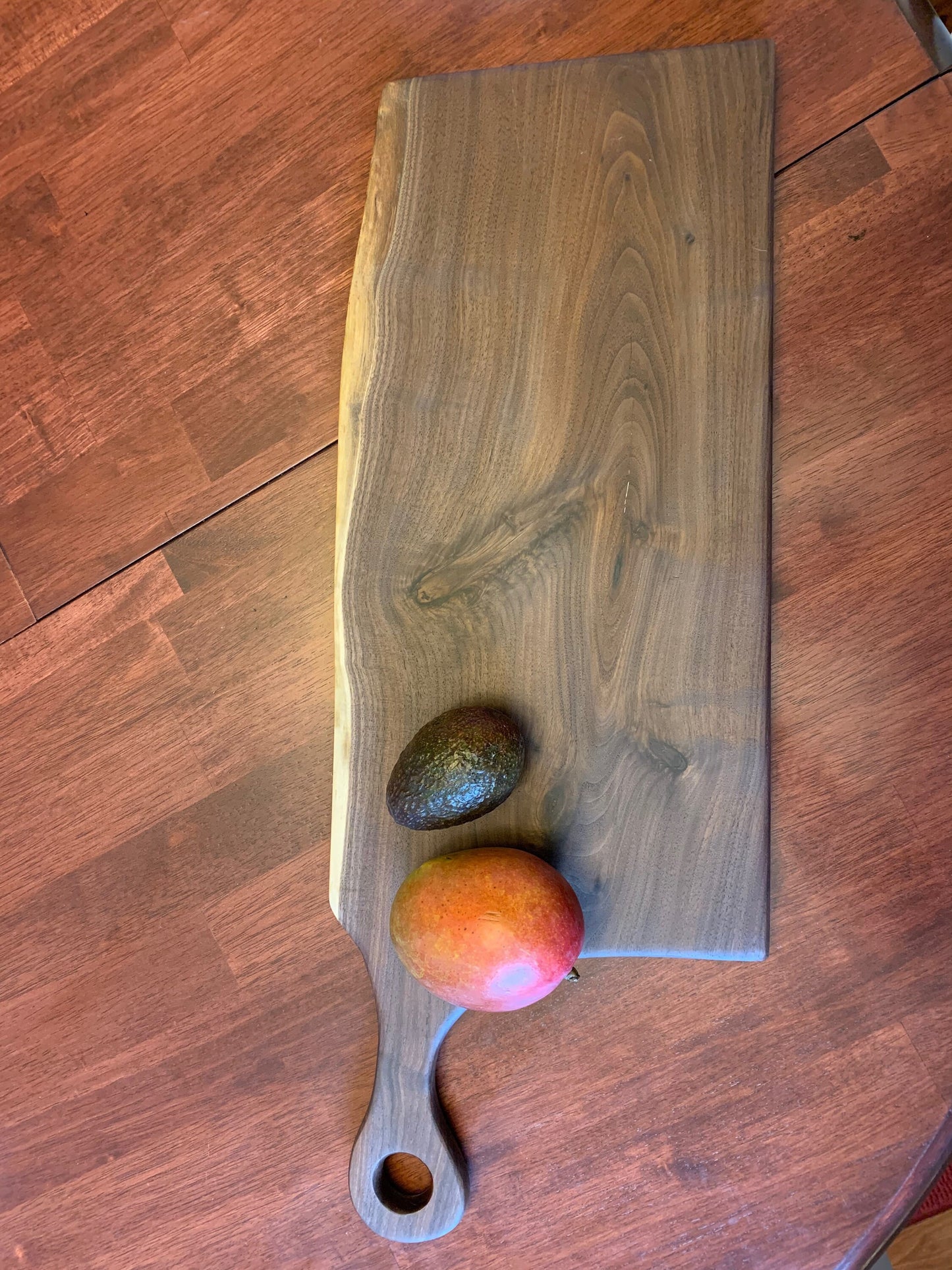 Charcuterie Board, Live Edge Black Walnut, Live Edge Cutting Board, Serving Tray, Handcrafted