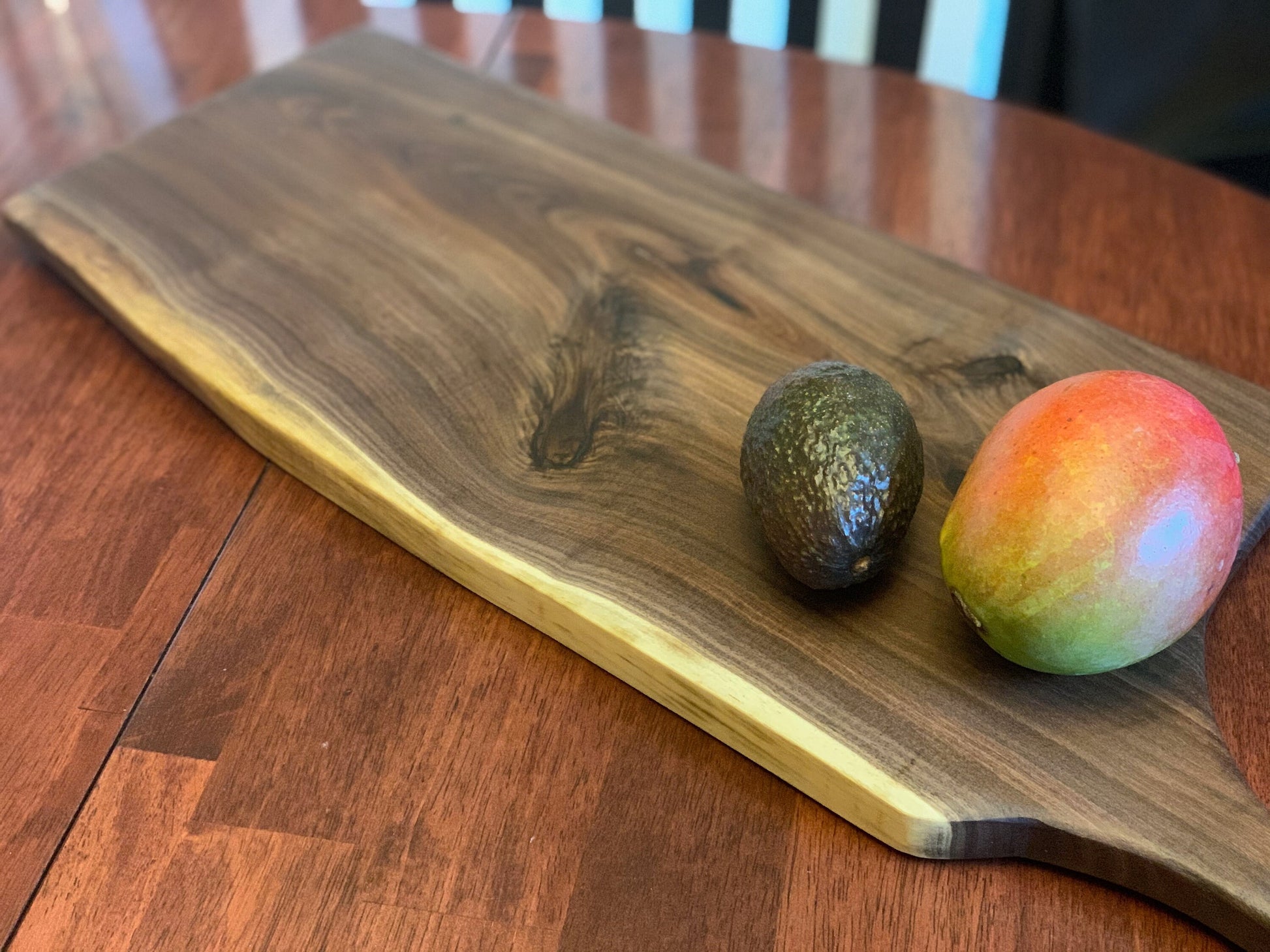 Charcuterie Board, Live Edge Black Walnut, Live Edge Cutting Board, Serving Tray, Handcrafted