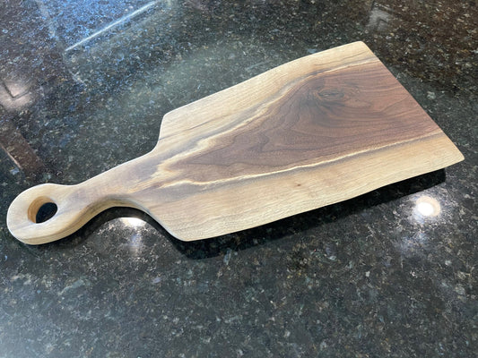 Live Edge Walnut Charcuterie Board, Sushi Serving Tray, Handcrafted, Ready to Ship 028