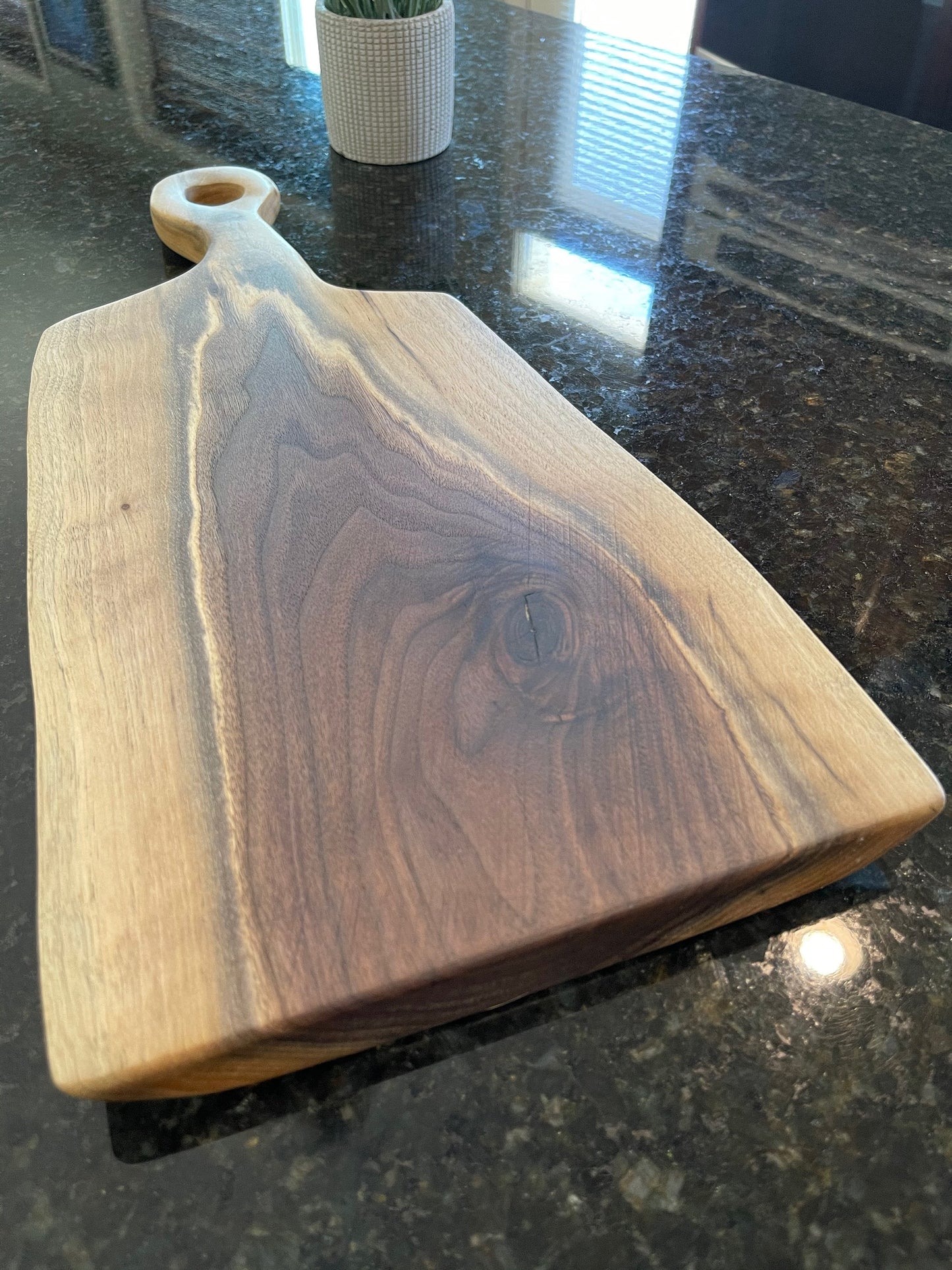 Live Edge Walnut Charcuterie Board, Sushi Serving Tray, Handcrafted, Ready to Ship 028