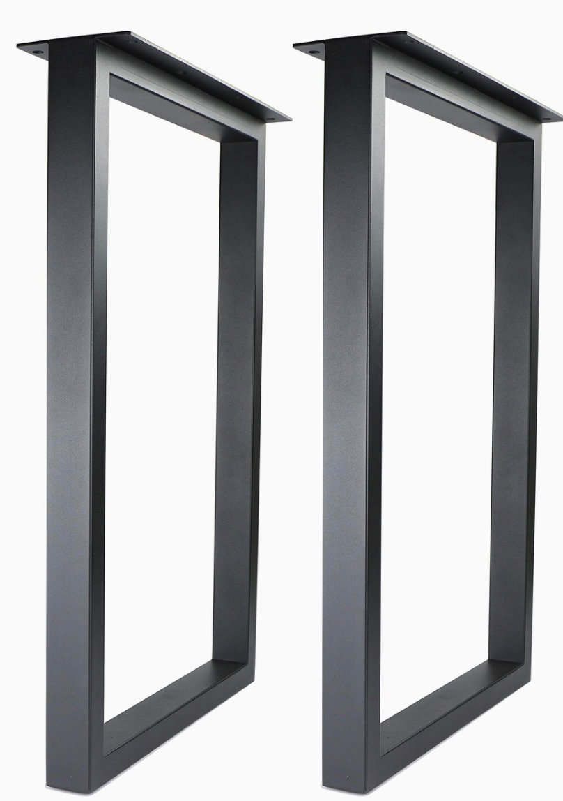 Custom Live Edge Black Walnut Desk, Solid Wood Desk, Metal, Computer Desk Wood, Table, Mid Century Rustic